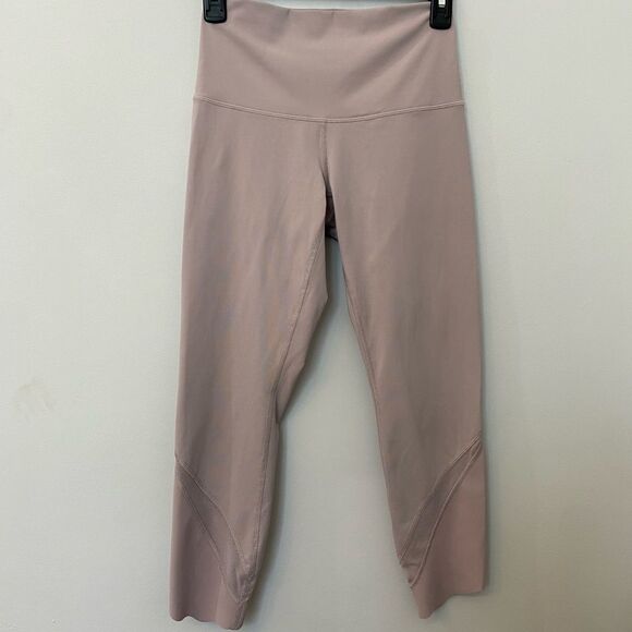 Lululemon Wunder Under Crop High-Rise Roll Down Scallop Full -On Luxtreme 23” - Picture 4 of 10